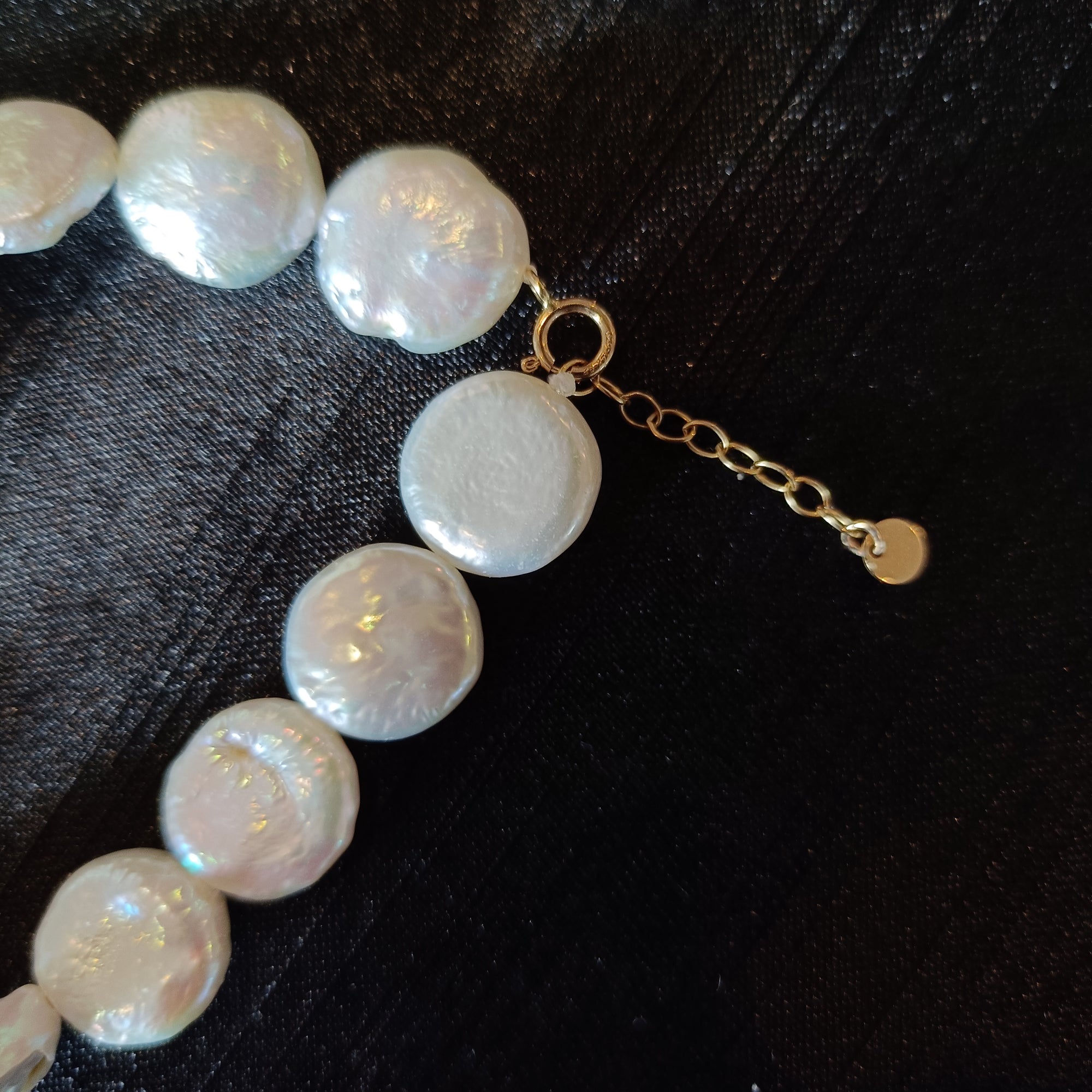 Coin Pearl Bracelet, Real Freshwater Pearls