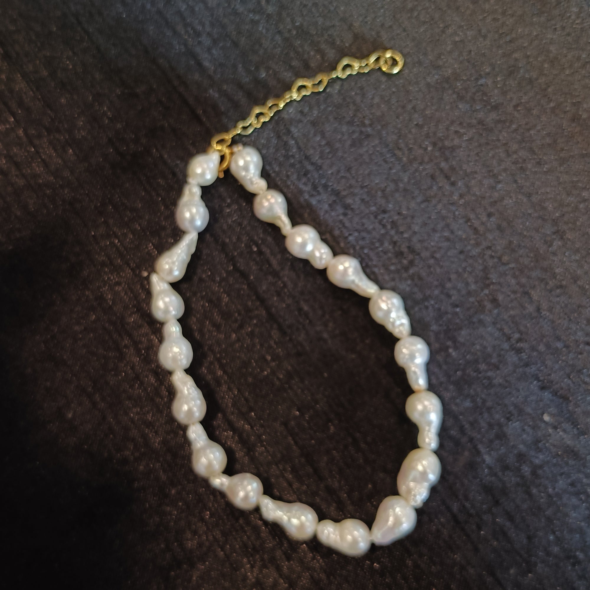Baroque Pearl Bracelet, Natural Freshwater Pearl Jewelry