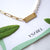 Engraved Personalized Dainty Pearl Name Necklace: Custom Jewelry for Mom, Unique Gift For Her
