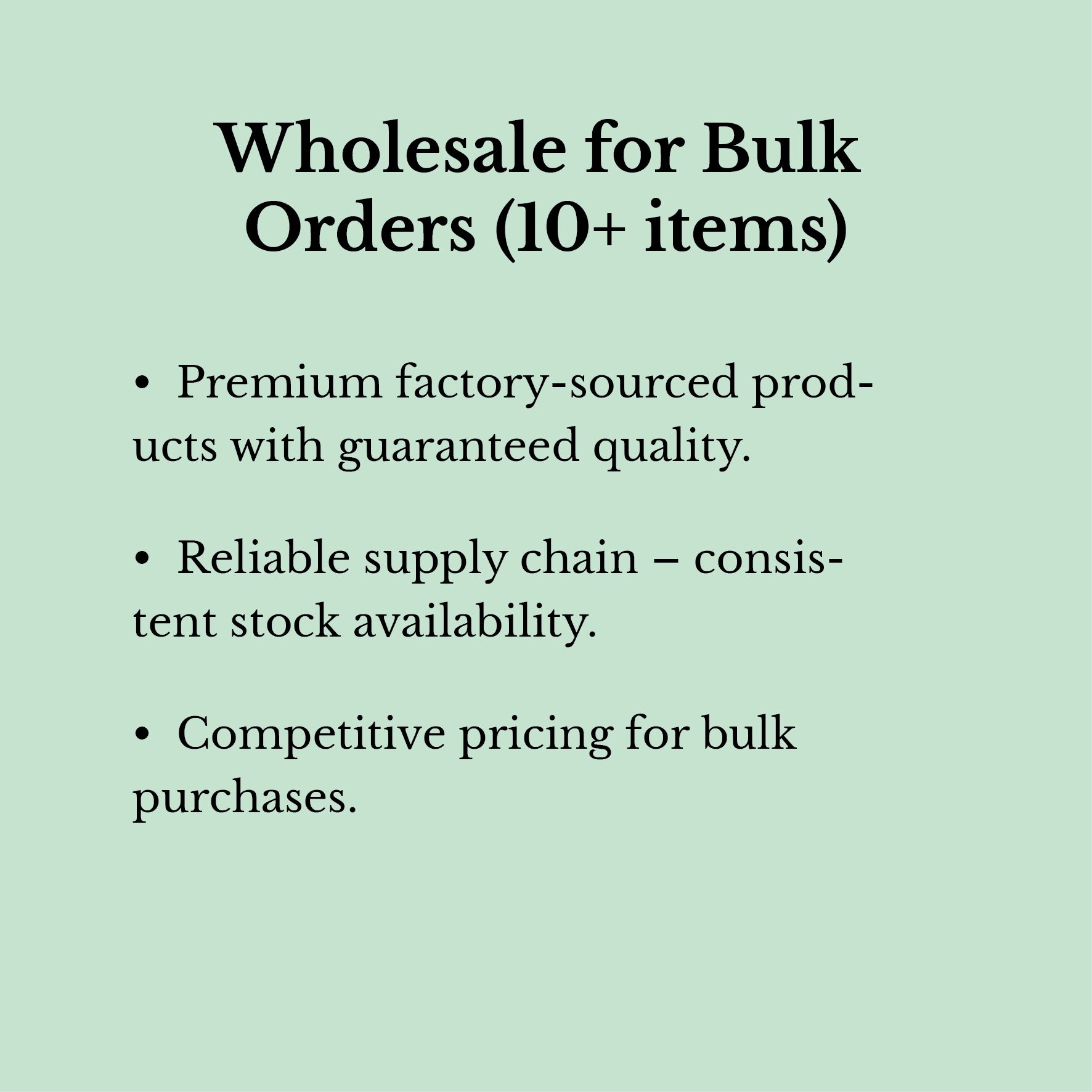 One Dollar Custom Link for Dropshippers, Wholesale Buyers, and Custom Orders