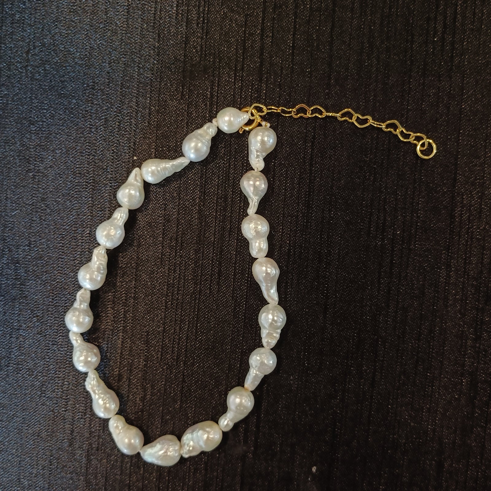 Baroque Pearl Bracelet, Natural Freshwater Pearl Jewelry