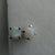 18k white gold round 5mm crystal opal earring studs-Vsabel Jewellery