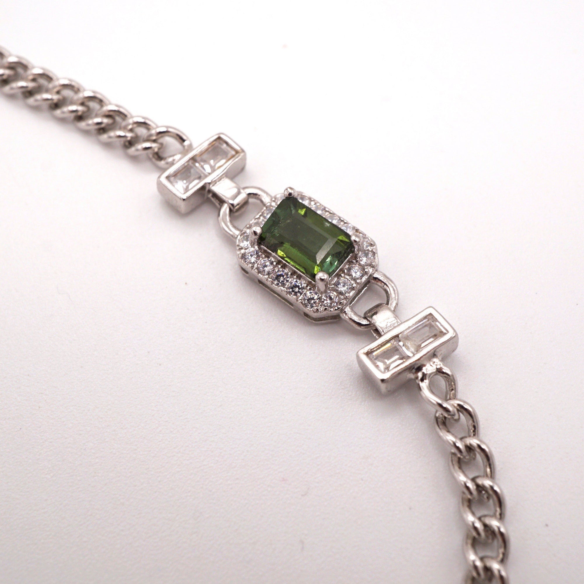Dainty Diopside Bracelet