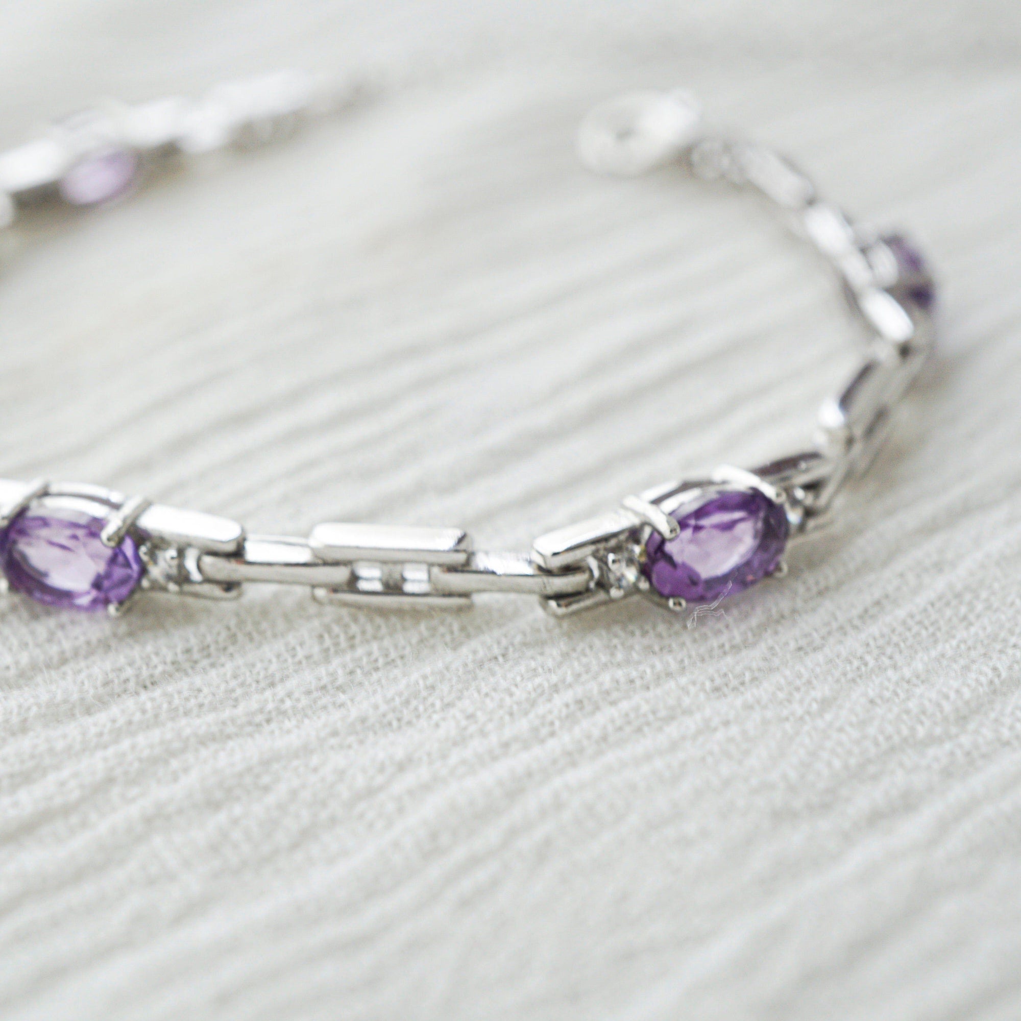 Dainty Amethyst Bracelet