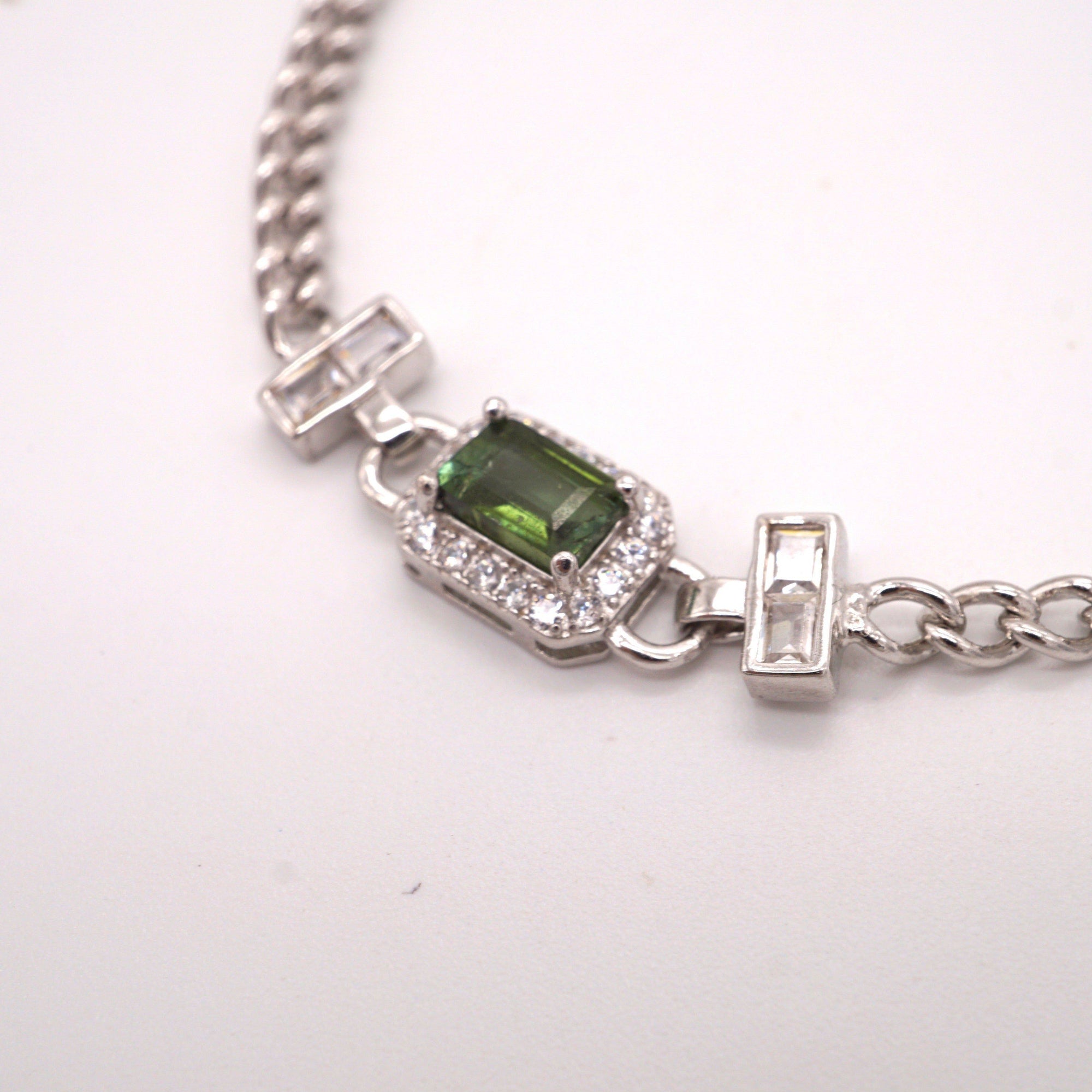 Dainty Diopside Bracelet