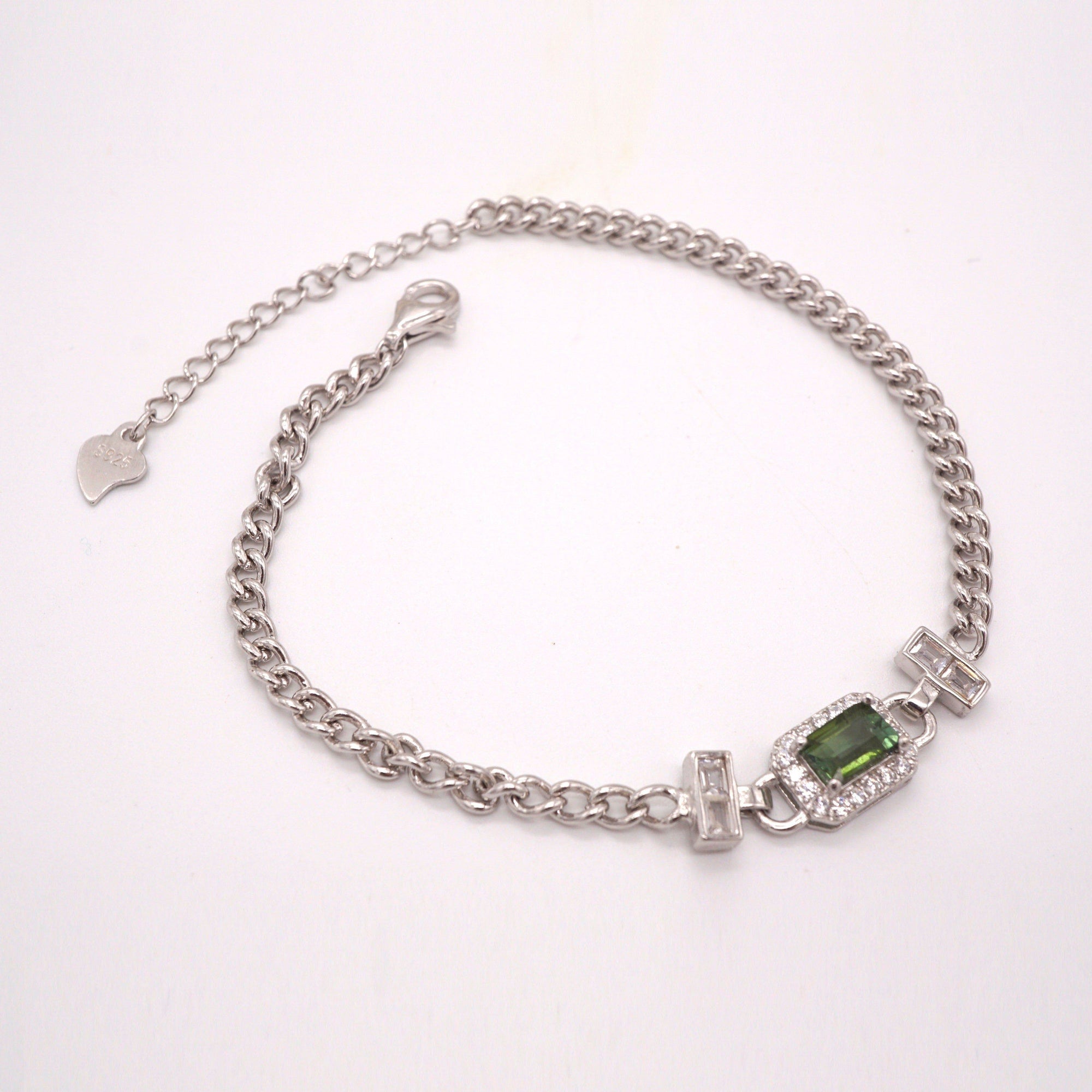 Dainty Diopside Bracelet