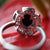 Natural australian opal ring flower style