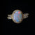 Australian Crystal Opal Ring in 18k Gold Plated Over 925 Sterling Silver