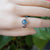 Natural Twisted Australian Opal Ring - Unique Handmade Jewelry
