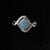 Natural Twisted Australian Opal Ring - Unique Handmade Jewelry