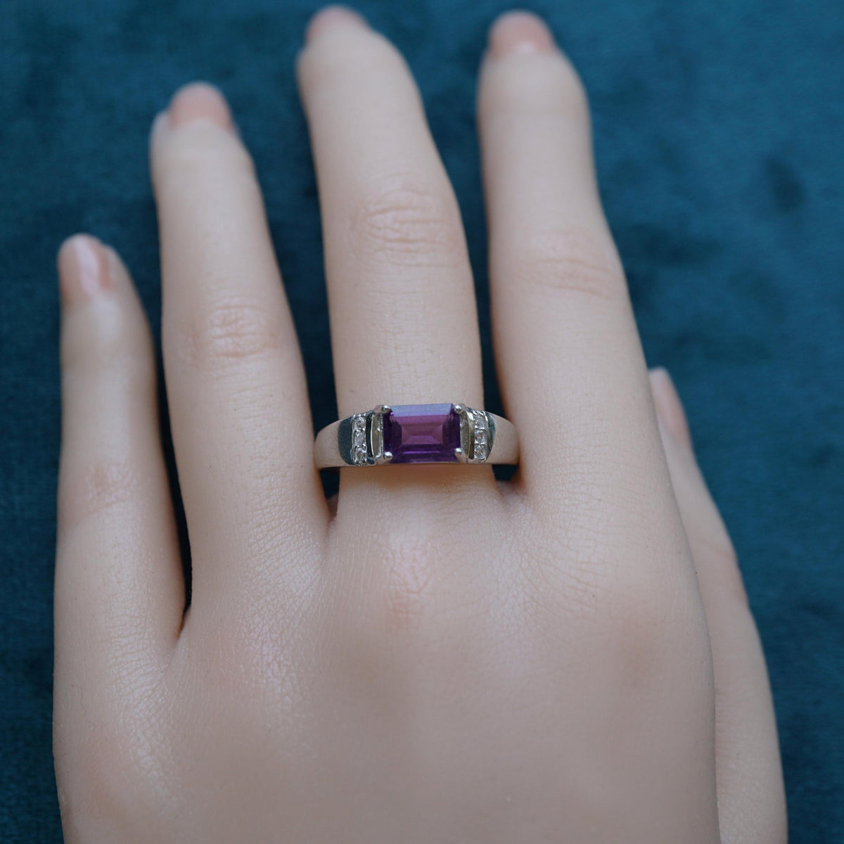 Stunning Amethyst Gemstone Ring
