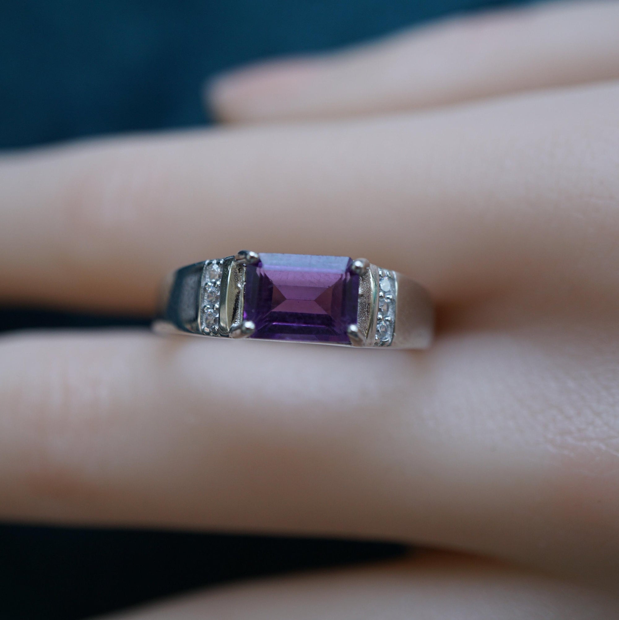 Stunning Amethyst Gemstone Ring