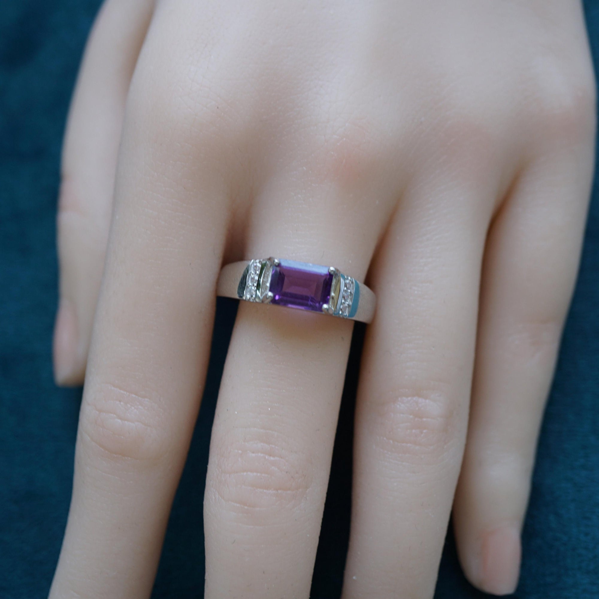 Stunning Amethyst Gemstone Ring