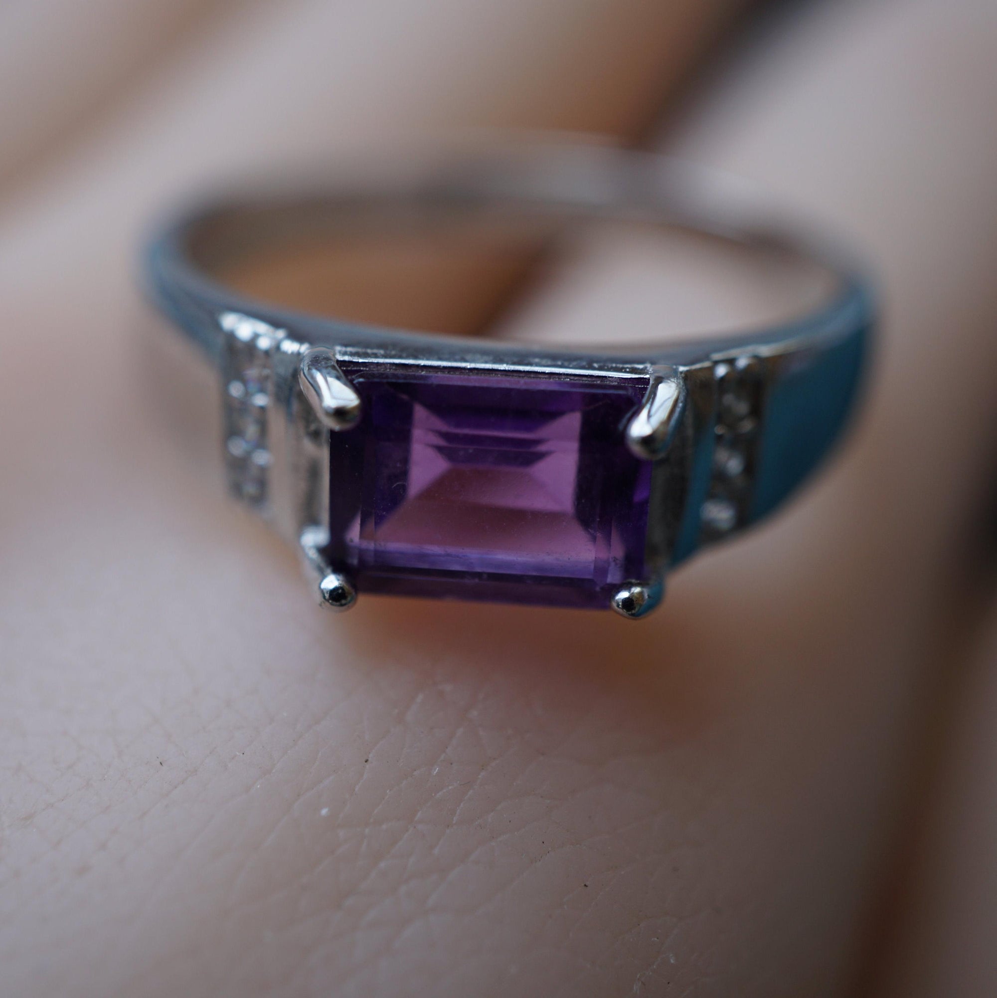 Stunning Amethyst Gemstone Ring
