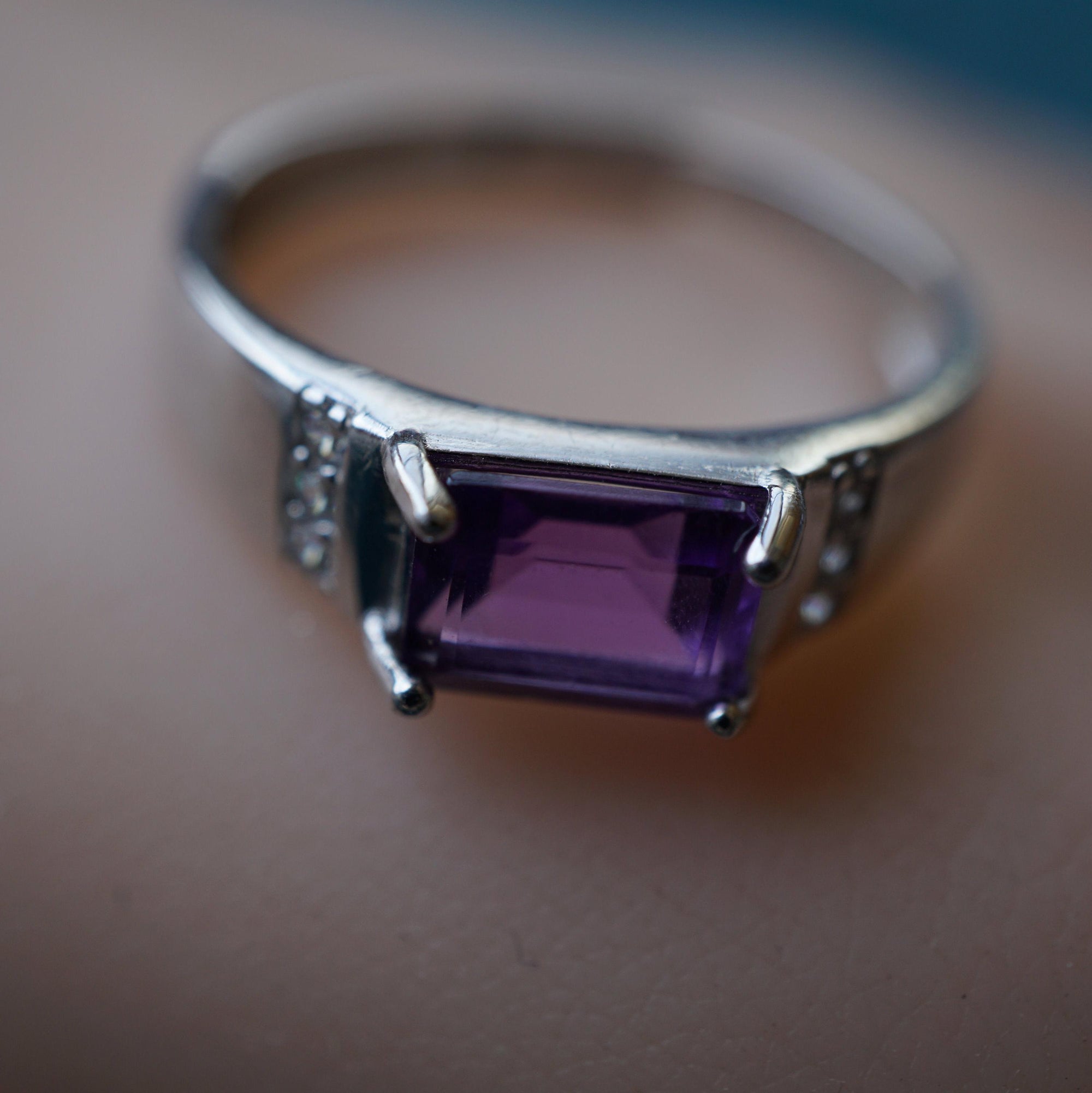 Stunning Amethyst Gemstone Ring