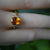Big Pear Citrine Ring, Bold Yellow Gemstone Statement Jewelry