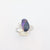 Purple Black Opal Ring In 925 Sterling Silver