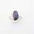 Purple Black Opal Ring In 925 Sterling Silver