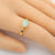 Elegant Australian Crystal Opal Ring