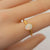 Red Aurora Australian Opal Ring