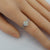 Classic Australian Black Opal Ring In 925 Sterling Silver With Cubic Zirconias