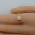 Red Aurora Australian Opal Ring
