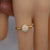 Red Aurora Australian Opal Ring