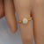 Red Aurora Australian Opal Ring