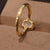 Red Aurora Australian Opal Ring