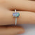 Minimalist Australian Black Opal Ring In 925 Sterling Silver