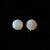 5mm Crystal Opal Stud Earrings in 18K Yellow Gold