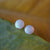 5mm Crystal Opal Stud Earrings in 18K Yellow Gold