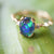 Galaxy australian triplet opal ring