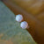 5mm Crystal Opal Stud Earrings in 18K Yellow Gold