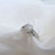 Real australian white opal ring, gold, size US 7