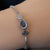 Victorian Style Natural Australian Black Opal Bracelet
