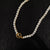 Gold Freshwater Pearl Choker Necklace, Dainty Layered Jewelry