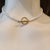 Freshwater Pearl Choker Necklace for Brides, Dainty Layered Strand