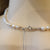 Elegant Sterling Silver Freshwater Pearl Necklace, Irregular Pearl