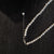 Elegant Sterling Silver Freshwater Pearl Necklace, Irregular Pearl