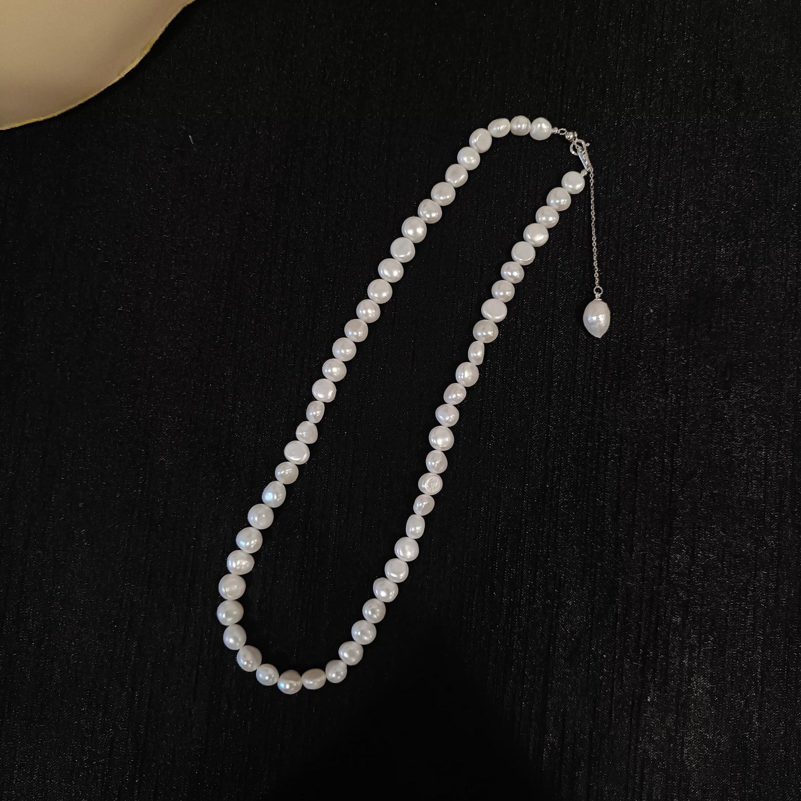 Alluring Freshwater Pearl Necklace, Dainty Pearl Jewelry
