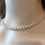 Genuine Freshwater Pearl Necklace in Sterling Silver