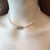 Freshwater Pearl Choker Necklace, Dainty Bridal Jewelry