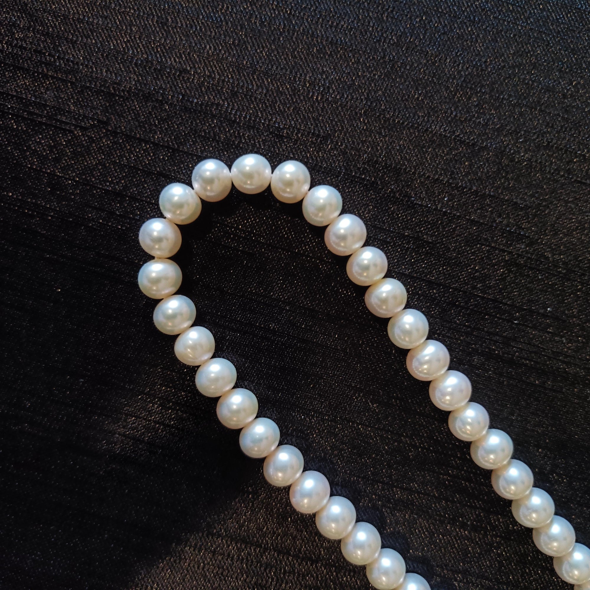Genuine Freshwater Pearl Necklace in Sterling Silver