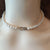 Pearl Choker Necklace, Dainty Freshwater Pearl Necklace