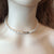 Pearl Choker Necklace, Dainty Freshwater Pearl Necklace