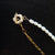 Half Pearl Chain Necklace