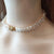 Elegant Two Layer Freshwater Pearl Choker Necklace
