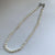 Bowtie Genuine Freshwater Pearl Necklace, Dainty Bridal Jewelry