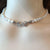 Bowtie Genuine Freshwater Pearl Necklace, Dainty Bridal Jewelry